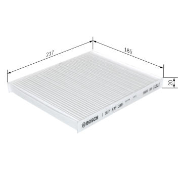 Filter vnútorného priestoru BOSCH 1 987 435 088