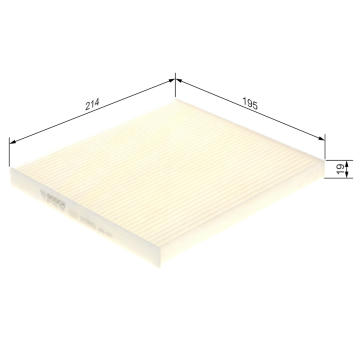 Filter vnútorného priestoru BOSCH 1 987 435 089