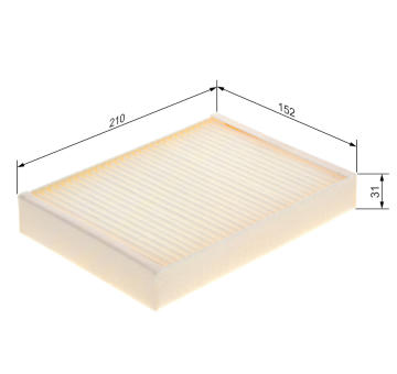 Filter vnútorného priestoru BOSCH 1 987 435 121