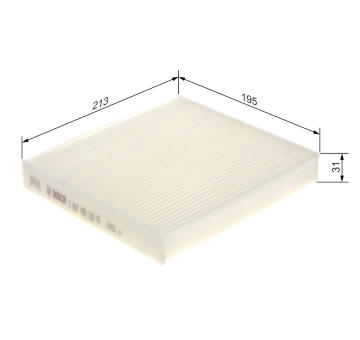 Filter vnútorného priestoru BOSCH 1 987 435 130