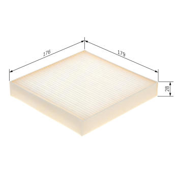 Filter vnútorného priestoru BOSCH 1 987 435 134