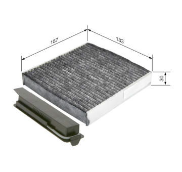 Filter vnútorného priestoru BOSCH 1 987 435 501