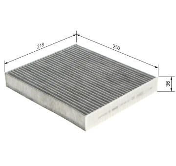 Filter vnútorného priestoru BOSCH 1 987 435 511