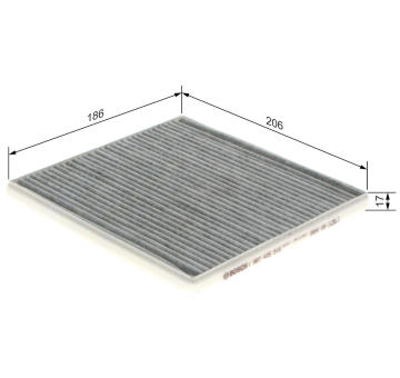Filtr, vzduch v interiéru Bosch 1987435516