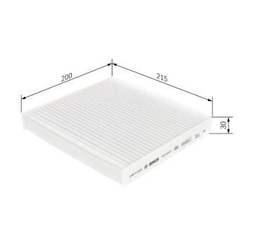 Filter vnútorného priestoru BOSCH 1 987 435 517