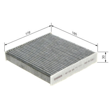 Filter vnútorného priestoru BOSCH 1 987 435 526
