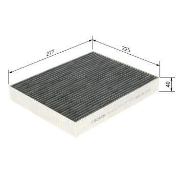 Filter vnútorného priestoru BOSCH 1 987 435 552