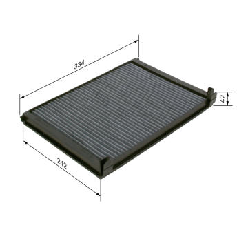 Filter vnútorného priestoru BOSCH 1 987 435 563