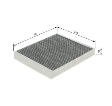 Filtr, vzduch v interiéru Bosch 1987435575