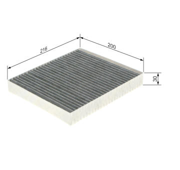 Filter vnútorného priestoru BOSCH 1 987 435 592