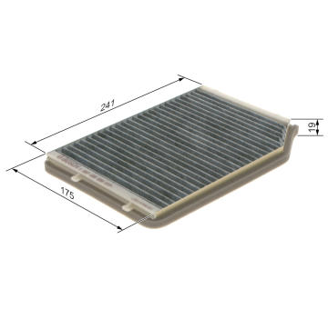 Filter vnútorného priestoru BOSCH 1 987 435 594