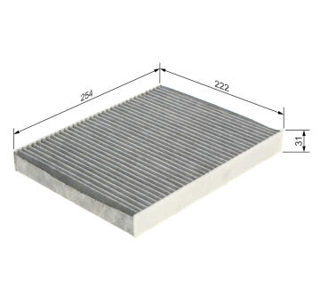 Filter vnútorného priestoru BOSCH 1 987 435 596