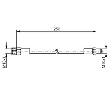 Brzdová hadice BOSCH 1 987 476 009