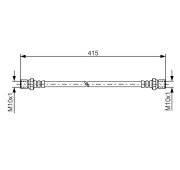 Brzdová hadice BOSCH 1 987 476 011