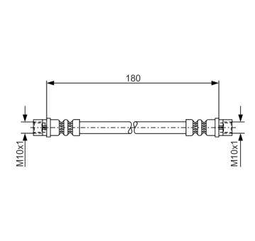 Brzdová hadice BOSCH 1 987 476 018