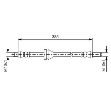 Brzdová hadice BOSCH 1 987 476 021