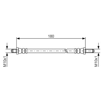 Brzdová hadice BOSCH 1 987 476 022