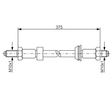Brzdová hadica BOSCH 1 987 476 023