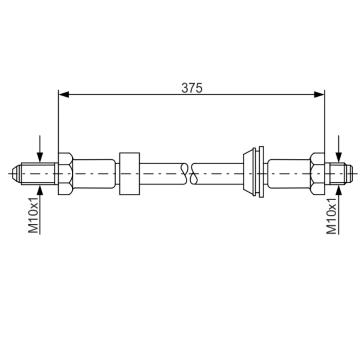 Brzdová hadice BOSCH 1 987 476 023