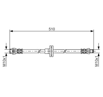 Brzdová hadice BOSCH 1 987 476 056