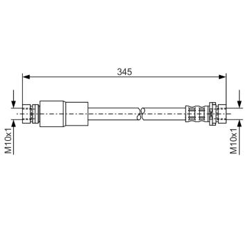 Brzdová hadica BOSCH 1 987 476 058