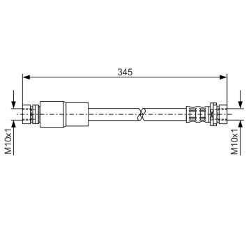 Brzdová hadice BOSCH 1 987 476 058