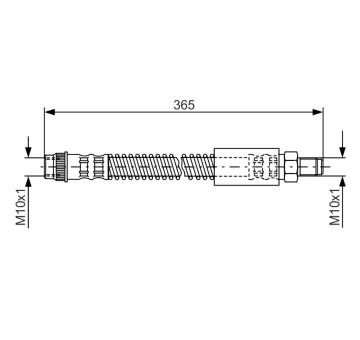 Brzdová hadice BOSCH 1 987 476 063