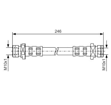 Brzdová hadice BOSCH 1 987 476 071