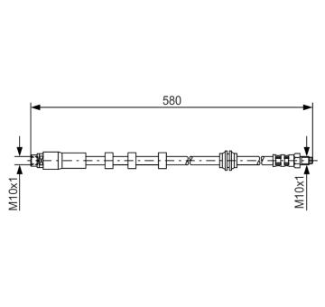 Brzdová hadice BOSCH 1 987 476 093