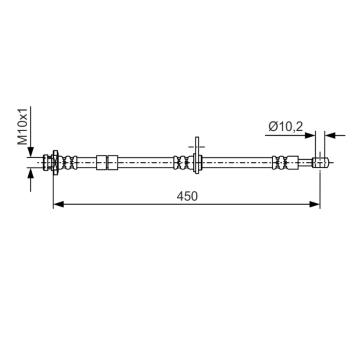 Brzdová hadice BOSCH 1 987 476 099