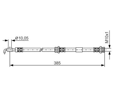 Brzdová hadice BOSCH 1 987 476 110