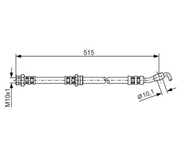 Brzdová hadica BOSCH 1 987 476 114