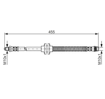 Brzdová hadica BOSCH 1 987 476 126