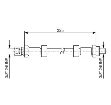 Brzdová hadica BOSCH 1 987 476 130