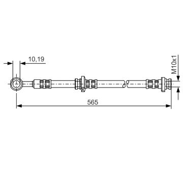 Brzdová hadice BOSCH 1 987 476 133