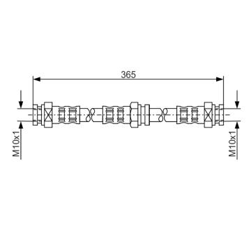 Brzdová hadica BOSCH 1 987 476 159