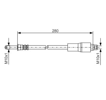 Brzdová hadice BOSCH 1 987 476 173