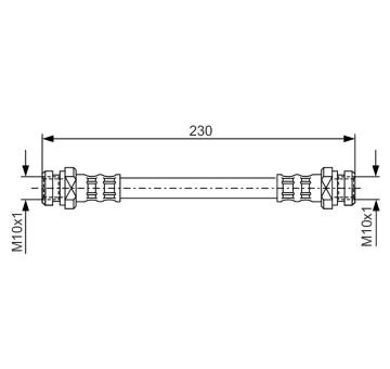 Brzdová hadice BOSCH 1 987 476 195