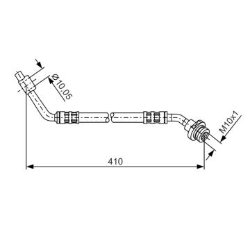 Brzdová hadice BOSCH 1 987 476 197