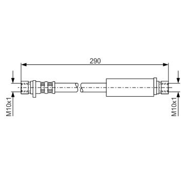 Brzdová hadica BOSCH 1 987 476 204