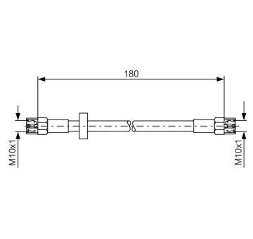 Brzdová hadice BOSCH 1 987 476 216