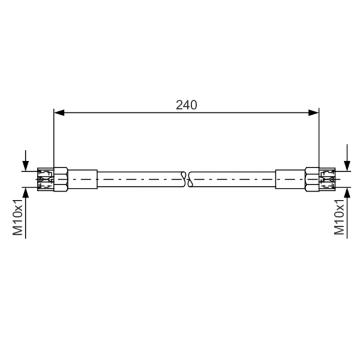 Brzdová hadica BOSCH 1 987 476 224