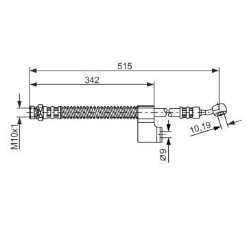 Brzdová hadice BOSCH 1 987 476 236