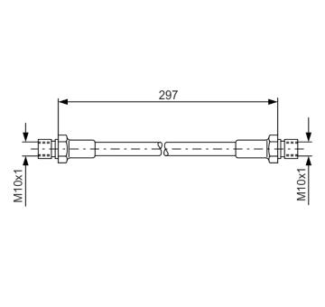 Brzdová hadica BOSCH 1 987 476 290
