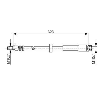 Brzdová hadice BOSCH 1 987 476 293