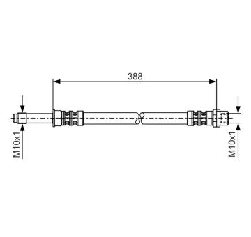 Brzdová hadice BOSCH 1 987 476 300
