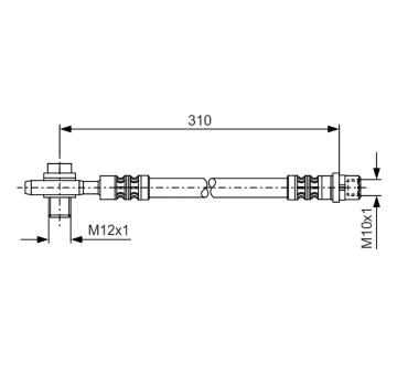 Brzdová hadice Bosch 1987476308