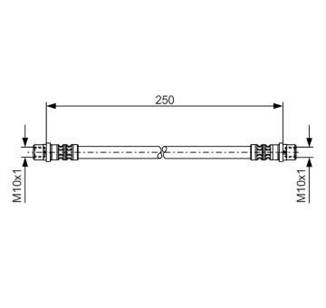 Brzdová hadice BOSCH 1 987 476 309