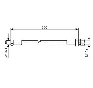 Brzdová hadice BOSCH 1 987 476 324