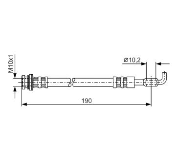 Brzdová hadice BOSCH 1 987 476 338